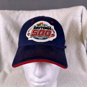 Daytona 500 Nextel Racing Hat 2005 47th Blue Embroidered‎ Strapback Vintage